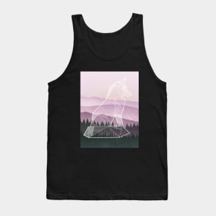 Geometric Nature - Fox (Full) Tank Top